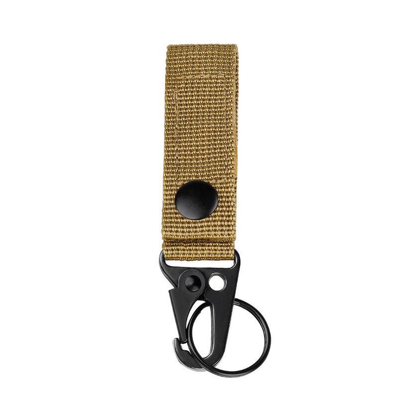 Outdoor Tactical Nylon Webbing Belt with Carabiners