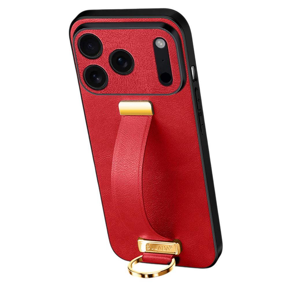 SULADA Fashion Series für iPhone 17 Pro Max Hülle Armband Ständer Leder Rückseite Handyhülle