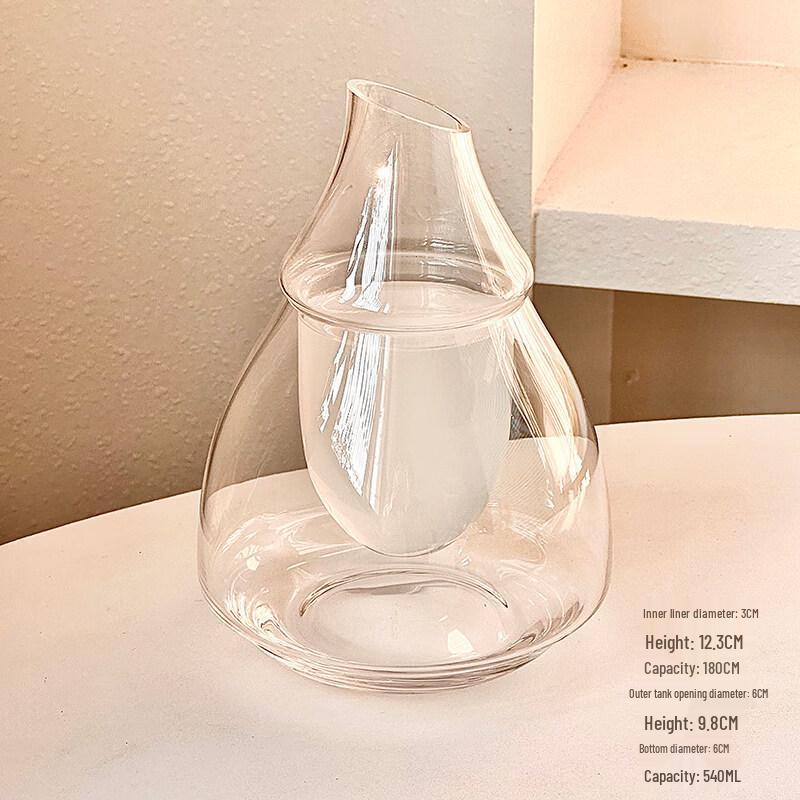 Japanese Style Glass Ice Wine Decanter