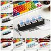 Transparent Mechanical Switch Keyboard 4 Keys Keyboard Fidget Clicker  Home Use
