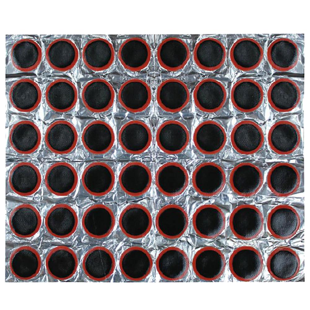 

48pcs Auto Inner Tire Repair Patch Rubber 25mm Round Cycling Accessories