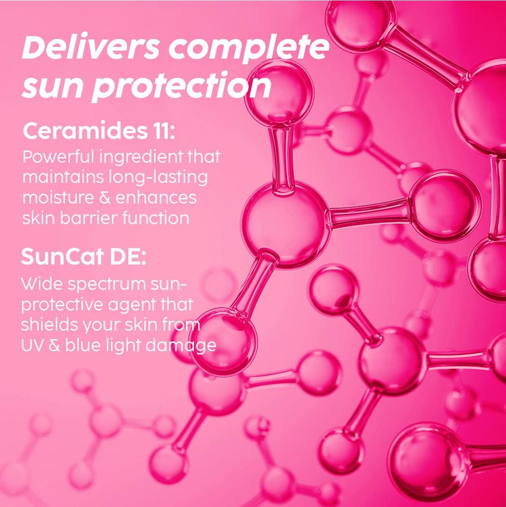 The Plant Fix Plix SPF 50+ Guava Glow Onzichtbaar Zonnebrandmiddel 50g Voor Alle Huidtypen Met Breedspectrum Bescherming