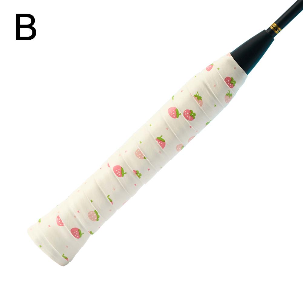 

1 шт. мультяшный молочный клей, набор из пяти предметов, противоскользящий теннисный клей для спортивной фитнес-ленты Han I6B6 Pink Strawberry-1pc