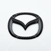 AAGH1 Mazda MX5 Miata ND Front Rear Black Car Logo Emblem Badge For MX-5 Miata ND NC Carbon 2016 2017 2018 2019 2020 2021 2022 2023