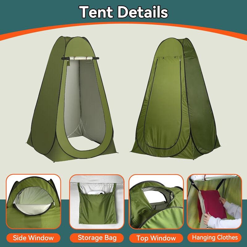 OEING Portable Outdoor Toilet with Privacy Tent
