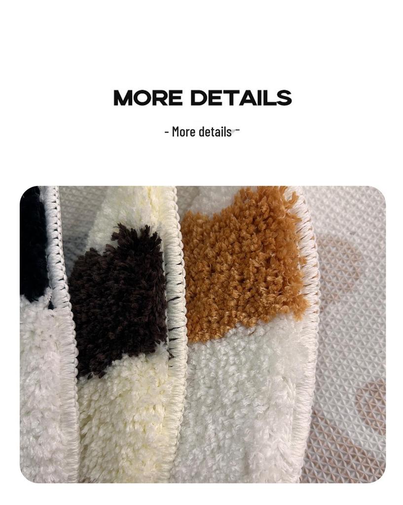 Cute Winter Flocking Plush Seat Cushion – Non-Slip, Thickened, Tufted Office Chair Pad