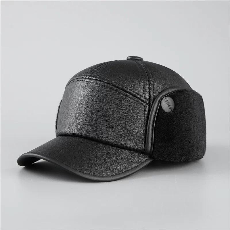 Winter Warm Duckbill Hat for Middle-aged and Elderly Men with Ear Protection