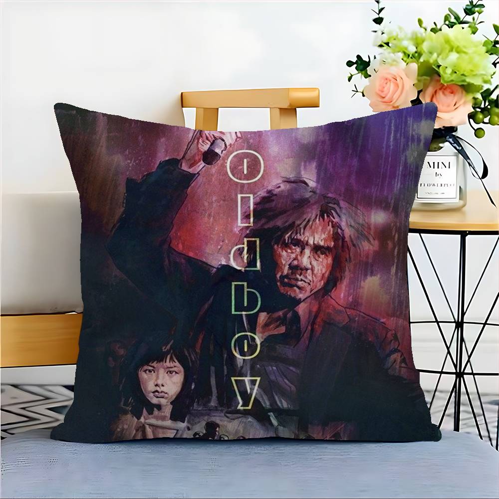 Thriller Movie Oldboy Pillowcase Toon Gift Cushion Cover Bedroom Home Sofa Chair Seat Decor Pillow Case