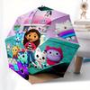 Gaby's Dollhouse Automatic Opening and Closing Umbrella, Compact Travel Umbrella, Lightweight and Portable, Suitable for Beach Commuting Bus