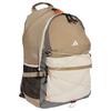 Adidas Modern Logo Fabric Backpack Unisex Backpacks White Clay-Brown LE8376