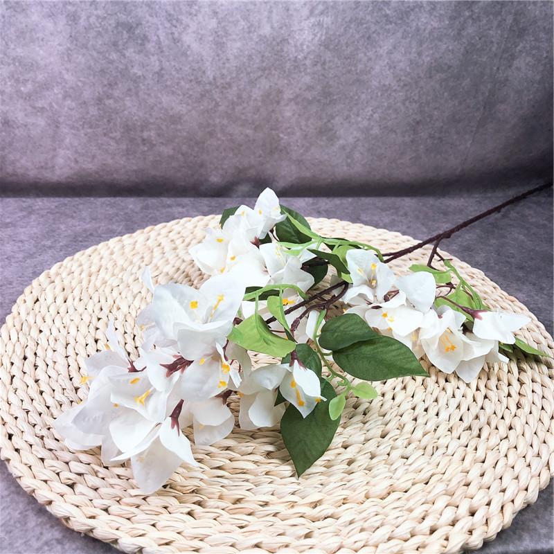 Artificial Bougainvillea Flower Tree Branch Faux Silk Flower for Wedding Party Home Floral Arrangement