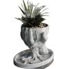 New Nordic Resin Sculpture Flower Pot Tree Root Palm Home Outdoor Flower Pot Succulent Green Plant Potted Decoration