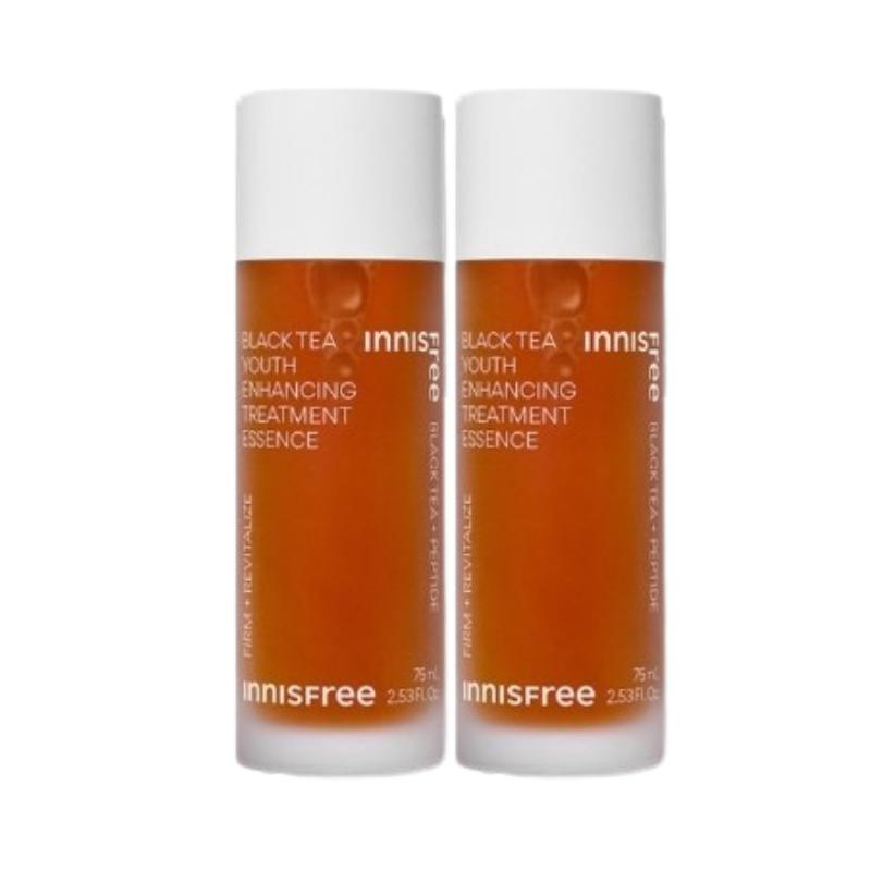 Innisfree Black Tea Youth Enhancing Treatment Essence 75ml | Anti-Aging & Hydrating Korean Facial Essence