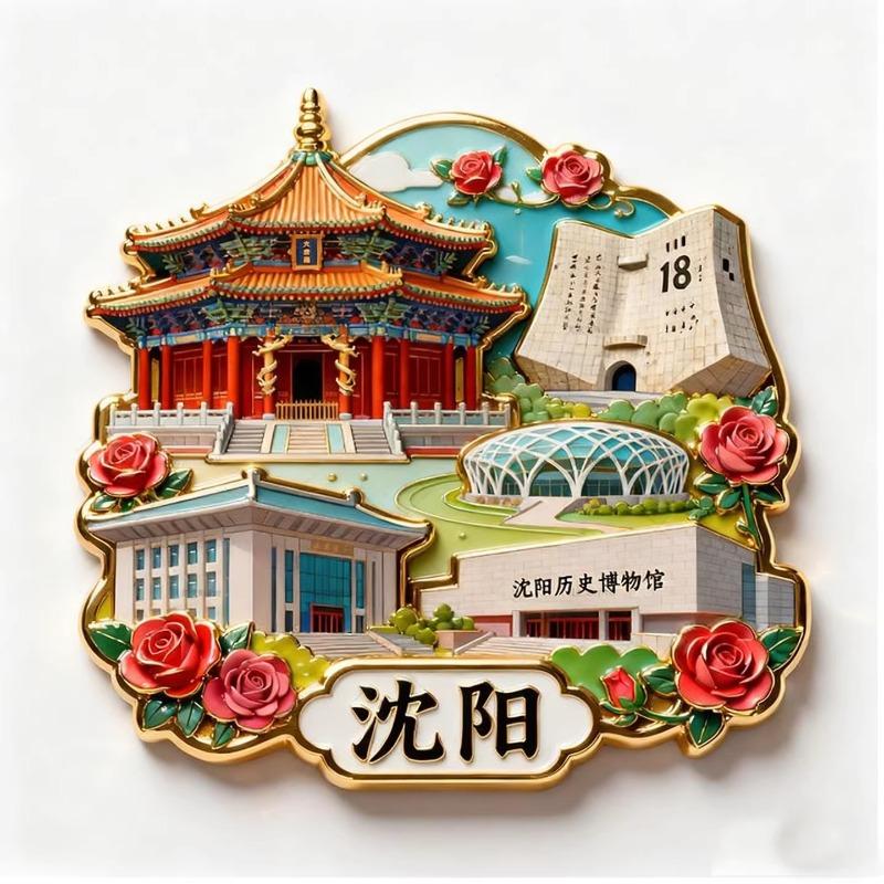 China Souvenirs Beijing Metal Fridge Magnets Shanghai Lijiang Shangri-La Shenyang Huashan Jingdezhen Guilin Fridge Stickers