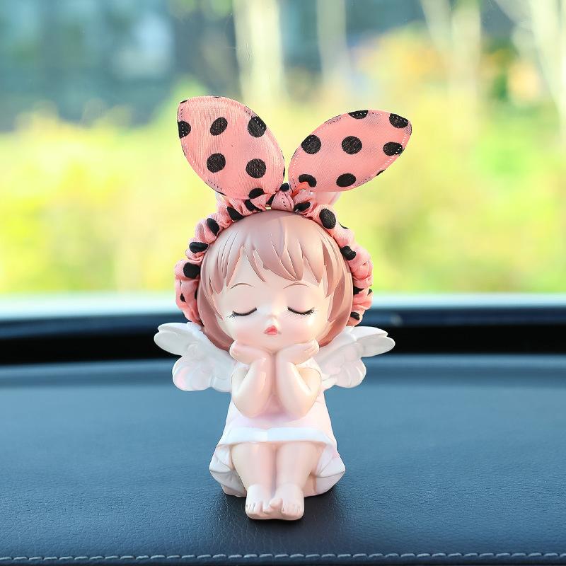 Car Miniature Figurines, Creative Cartoon, Cute Annie Doll, Car Dashboard Decoration, Confession Balloon, Decorative Items A