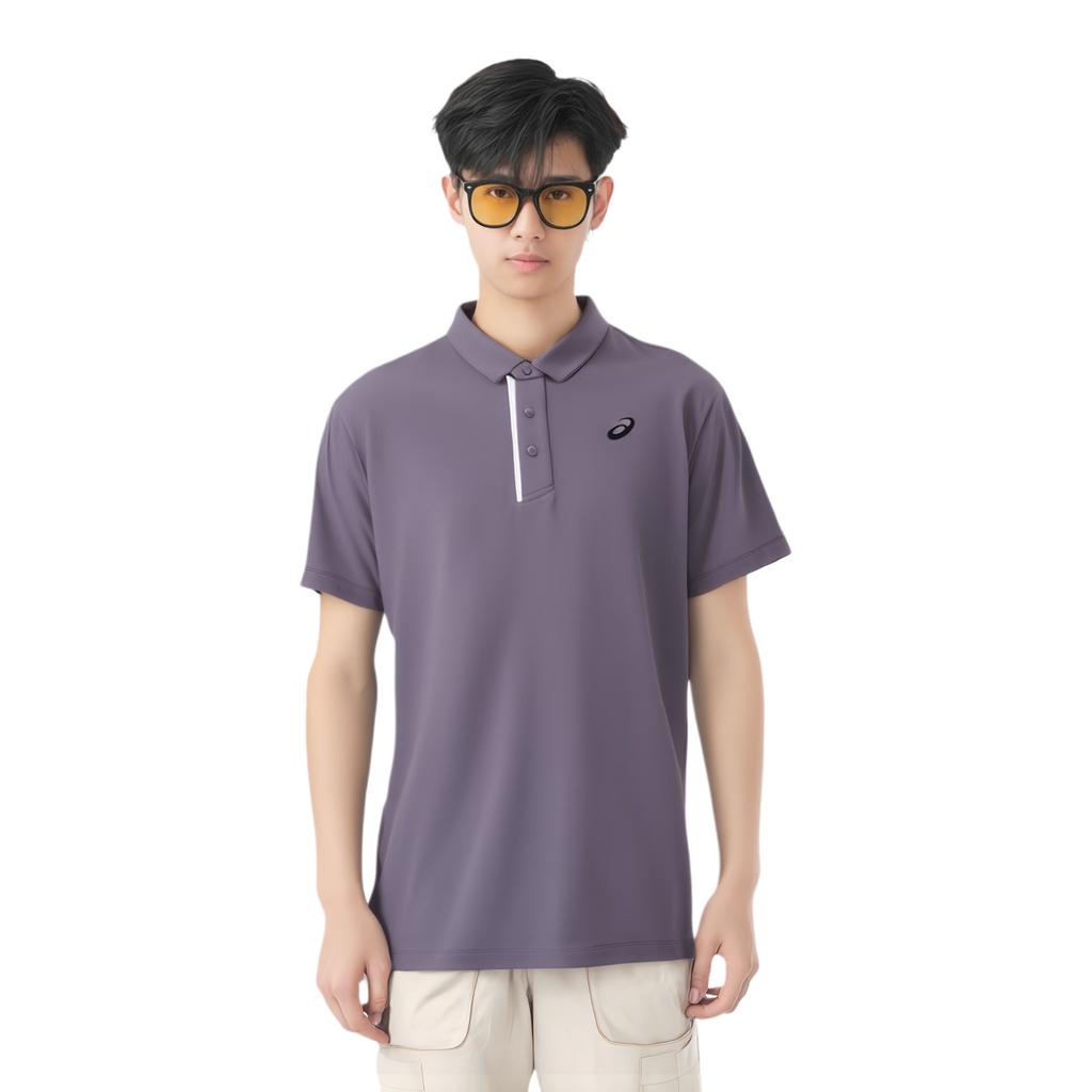 Asics Comfortable Versatile Breathable Pullover Short Sleeve Tennis Shirt Men Tops 2041A405-500