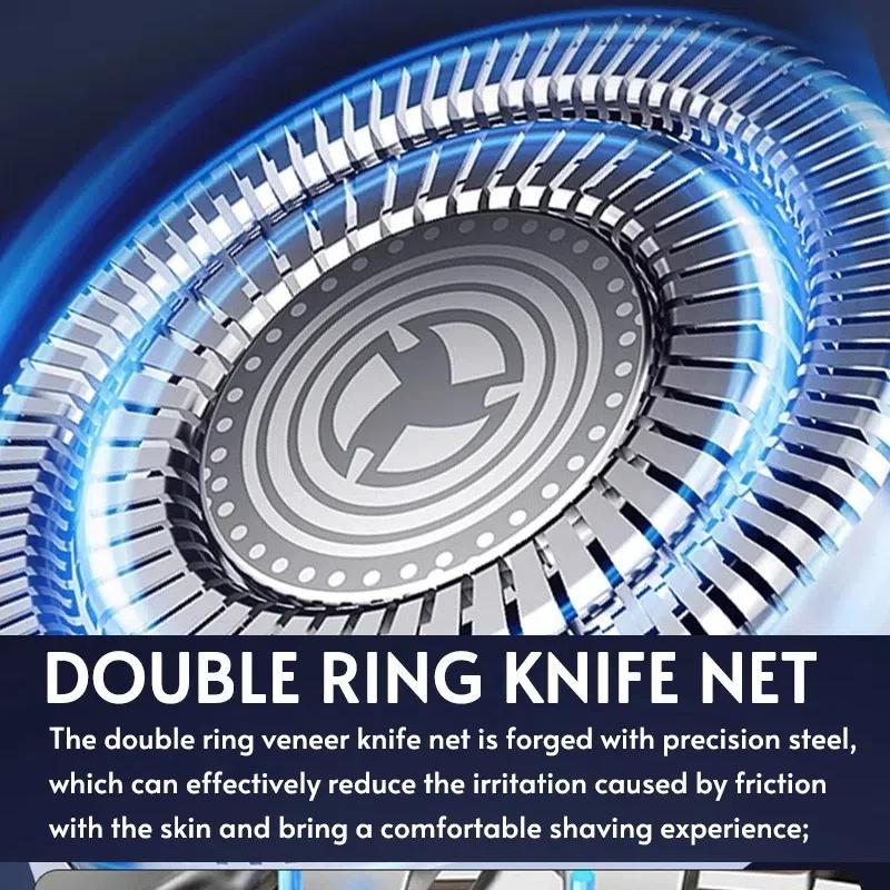 Multifunkční sedmibřitý holicí nástroj Elektrický holicí strojek Samoholicí zastřihovač chloupků