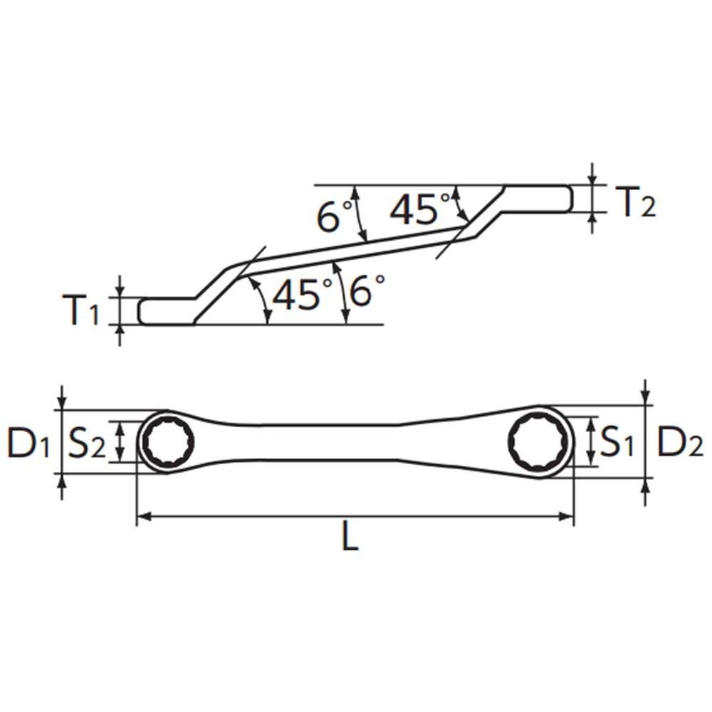 Kyoto Machinery Tools Steckschlüssel für Entlüftungsstopfen (KTC) ABX7-0811