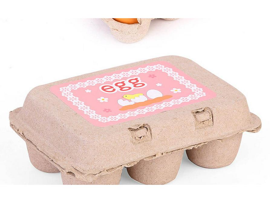 Wooden Kitchen Play Eggs - Preschool Educational & Skill-Building Toy