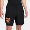 Nike Letter Lace-Up Mid-Waist Loose Casual Shorts Men shorts Black FN3993-010