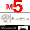 Galvanized Bowl-Shaped Fish Eye Washer for Self-Tapping and Drywall Screws (M4/M5/M6)