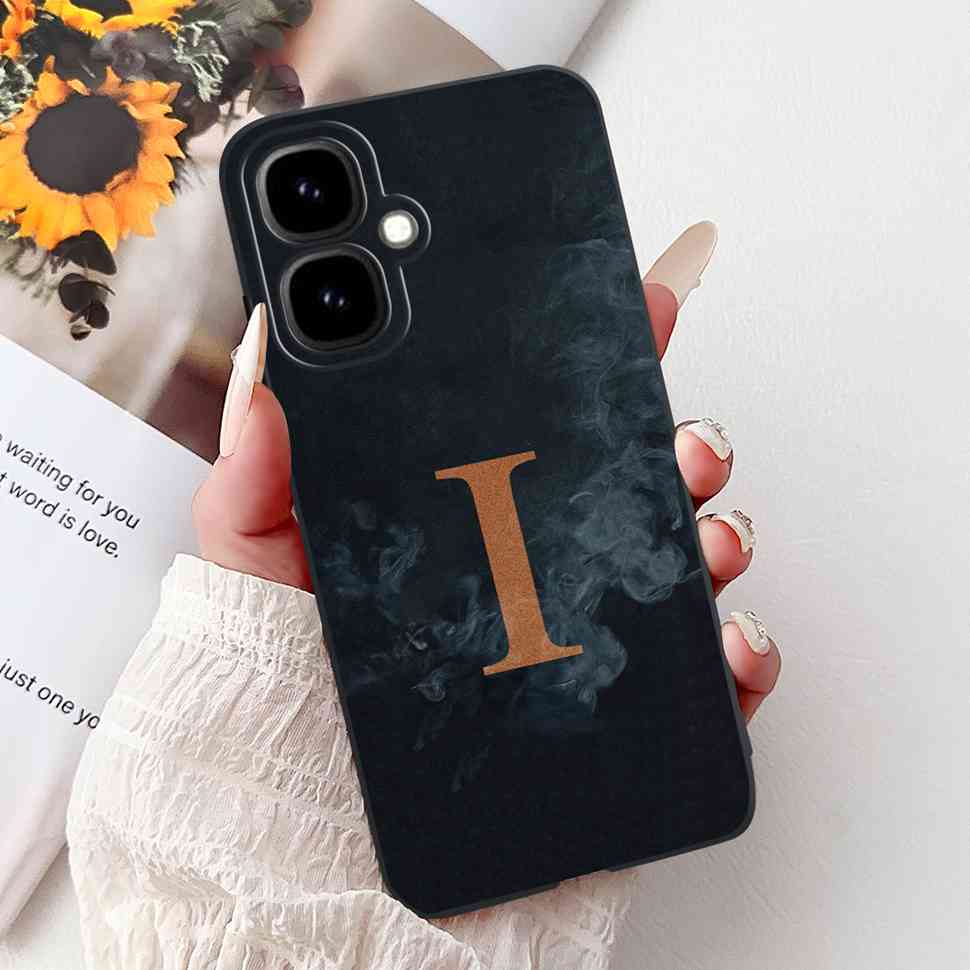 For Infinix Smart 10 4G 6.67" 2025 Case Popular Letter A-Z Crown Soft Silicone TPU Cover For Infinix Smart10 smart10 Phone Cases