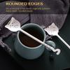 1PCS Funny Tea-Spoon For Coffee Long Tail Cat Coffee Spoon Long Handle Spoon Birthday Gift 304 Stainless Steel Tableware