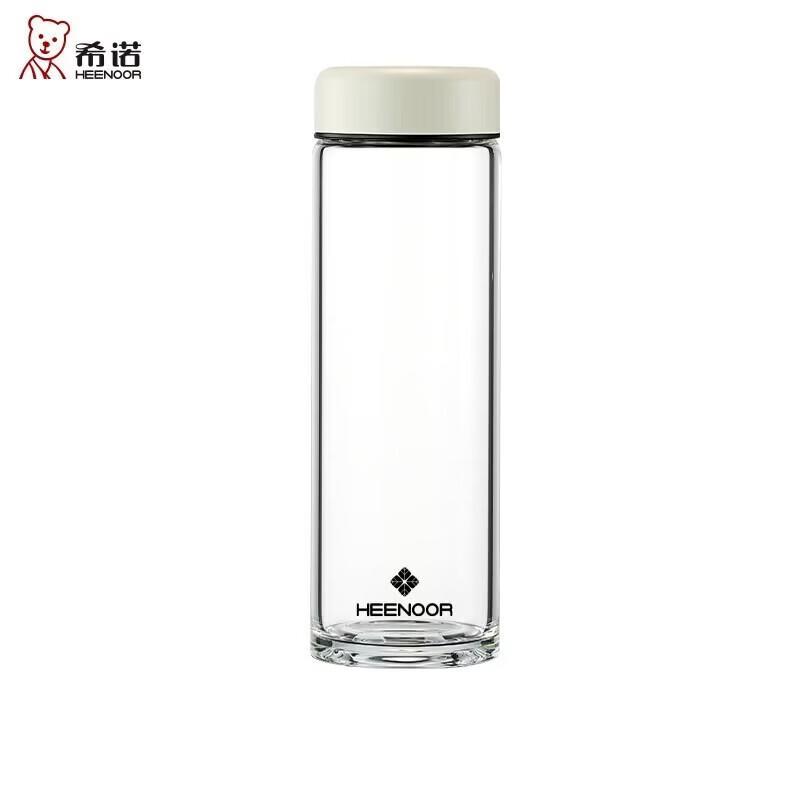 Heenoor N-6112 Portable Glass Water Bottle