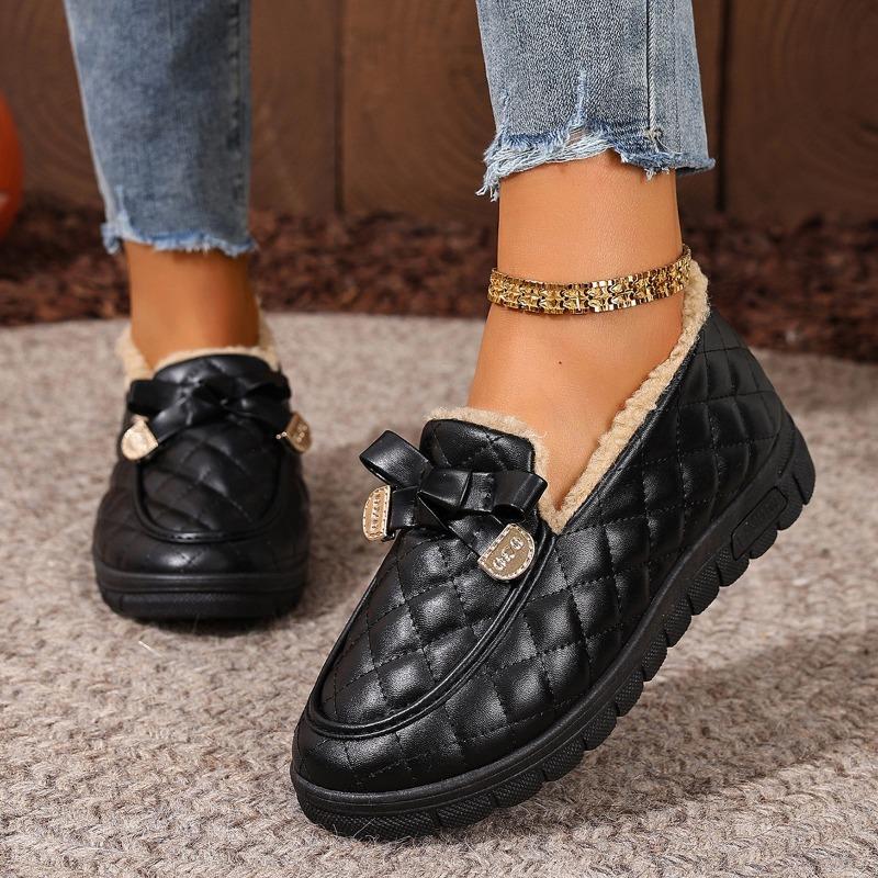 Snow Boots, Women's Casual and Comfortable Fleece Warm Shoes, Versatile Shoes