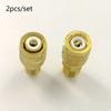 2pcs/set R410a Refrigeration Charging Adapter 5/16 SAE F Quick Couplers To 1/4 SAE M Flare 5/16 SAE M To 1/4 SAE For Air Conditioner