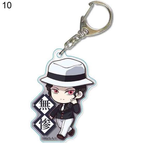 Cartoon Anime Demon Slayer Schlüsselanhänger Taschenanhänger Auto Schlüsselanhänger Schmuck DIY Geschenk
