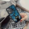 Black Cat phone case under the starry sky is suitable for Samsung Galaxy S26 S25 S24 S23 S22 S21 S20 FE/Ultra/Plus5G anti drop