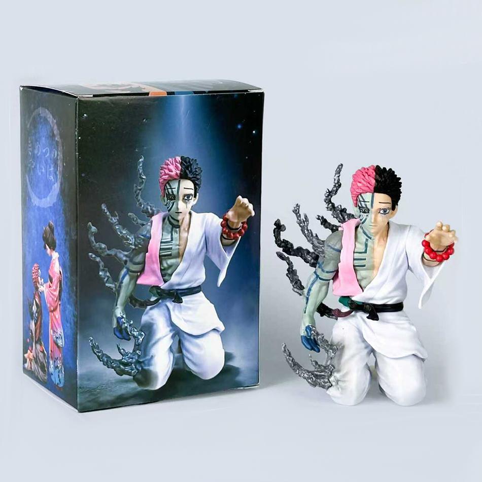Anime 15cm Demon Slayer Figure Model Juuni Kitsuki Akaza Battle Figure Doll Kimetsu No Yaiba Desktop Decoration Collection Gifts