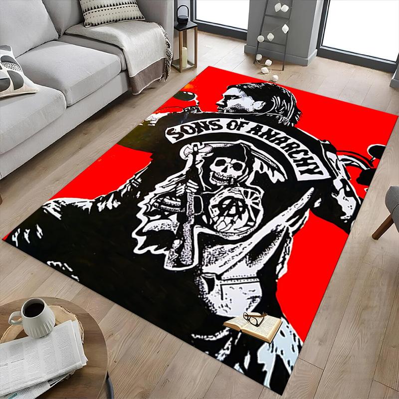 1pc Sons of Anarchy Carpet, Office Rug Outdoor Mat Home Decor Area Carpet Festival