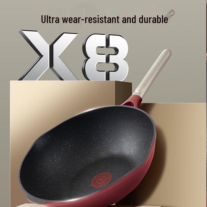 SUPOR Titanium Non-Stick Stir-Fry Wok