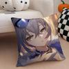 BBronya Star Rail Game Character Cushion Cover Throw Pillow Cover Hidden Button Durable Polyester Chair Cushion