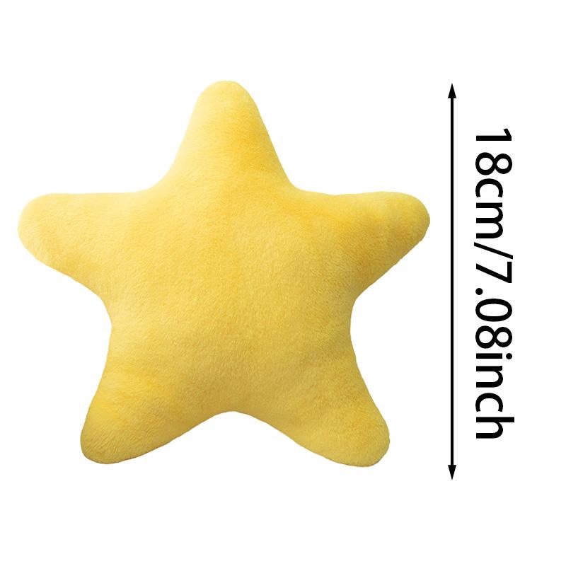 18Cm Cute Star Plush Toys Soft Star Shaped Pillow For Bed Sleep Hugging Toy Adorable Home Decoration Birthday Gifts For Kids