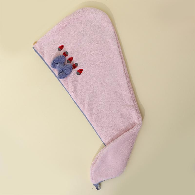 Microfiber Coral Fleece Quick-Dry Hair Wrap Towel