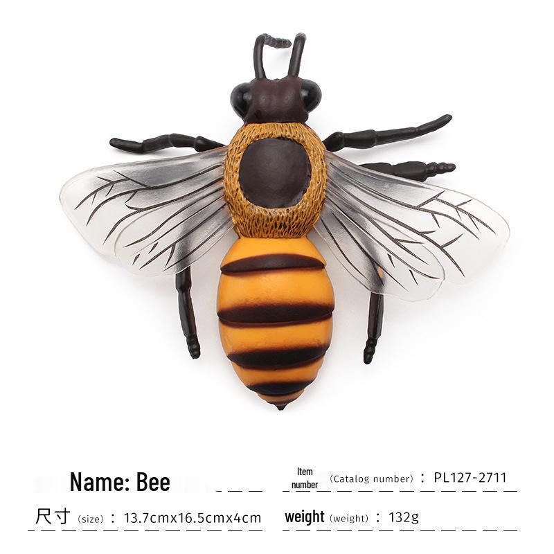 Children s Large Wild Insects Cognitive Simulation Toy - Bee, Wasp, Hornet Model Decoration
