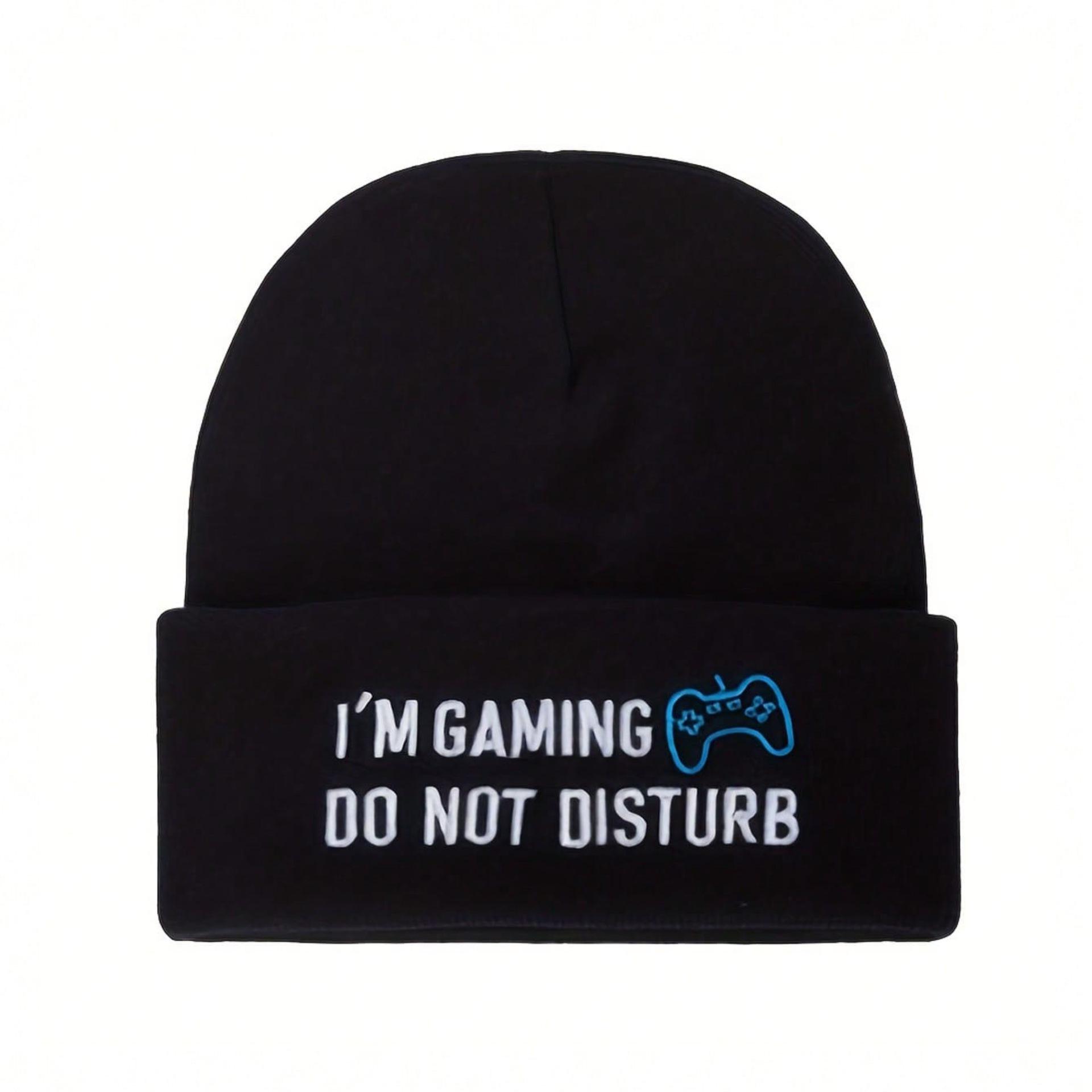 

Мультяшная вышивка букв, вязаная теплая панама для осени и зимы Child