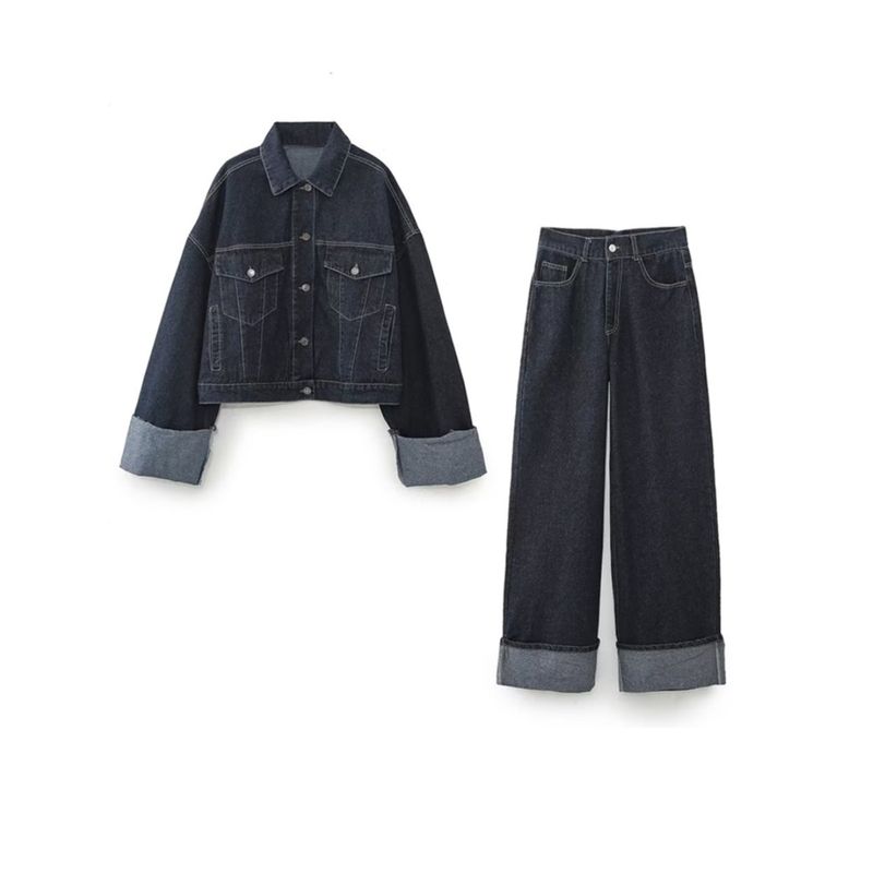 Women's Kaslead Fashion Style Outwear Denim Jacket