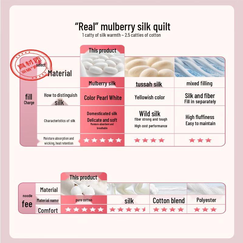 Mercury Home Textiles 100% Mulberry Silk 2-in-1 Comforter