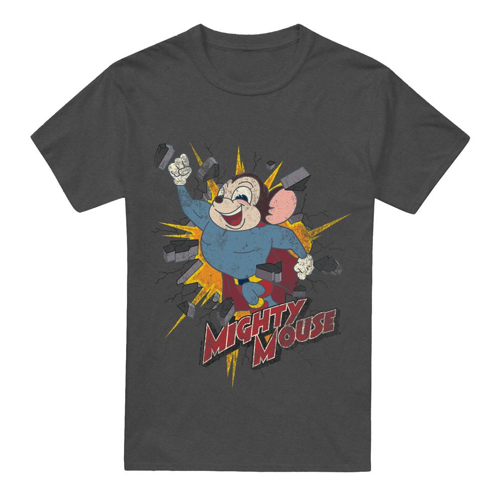 Mighty Mouse Unisexowy T-shirt Break Through