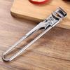 1/2pcs Stainless Steel Manual Jar Opener, Adjustable Anti-Slip Bottle Lid Remover, Kitchen Tool