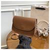 Fashionable Retro Simple Texture Fashionable Texture Crossbody Single-shoulder Small Square Women's Bag