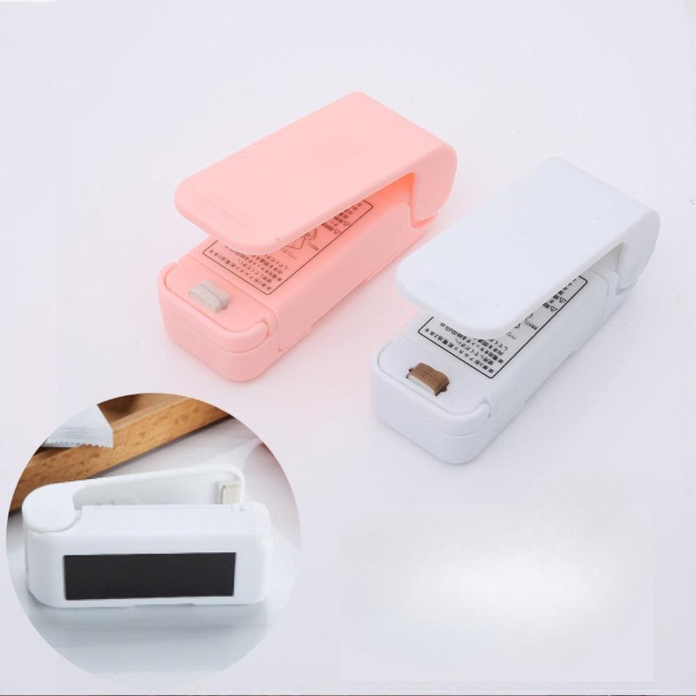 Mini Hea Bag Seal Machine Package Sealer Bags Thermal Plastic Food Bag