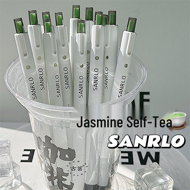 Jasmine Green Quick-Dry Black 0.5mm Exam Pen – Ideal for Students