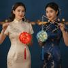 Luminous Flower Ball Lamp Glowing Handheld Light DIY Material Kit Hydrangea Lantern  Moon Festival