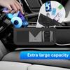 Car Seat Side Pocket Storage Bag, PU Leather Multifunctional Small Car Console Side Storage Bag, Mobile Phone Sunglasses