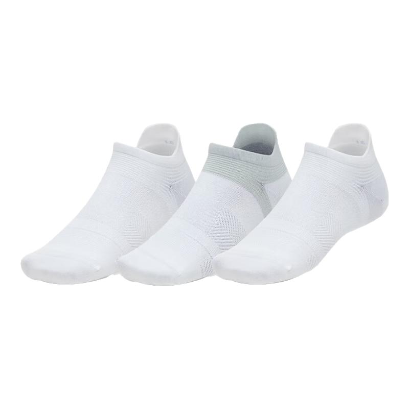 Under Armour ArmourDry Unisex Training Running No-Show Socks (3-Pair) M